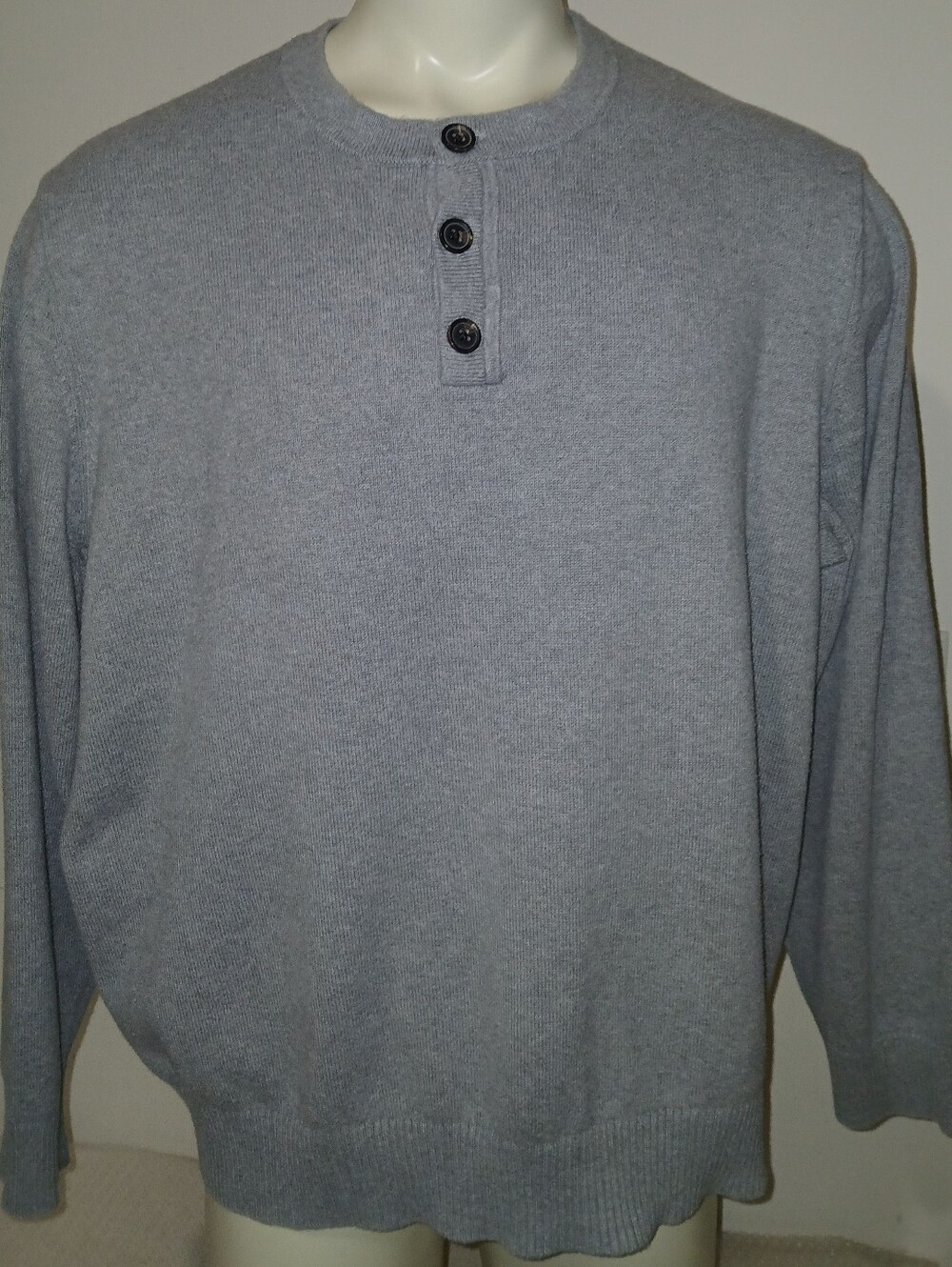Duluth Trading Mens Heavyweight Long Sleeve Pullover Henley Sweatshirt Size 2XL